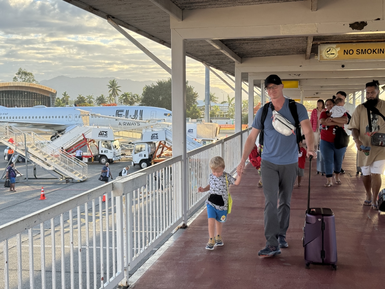 Flying Fiji Airways with a Baby or Toddler