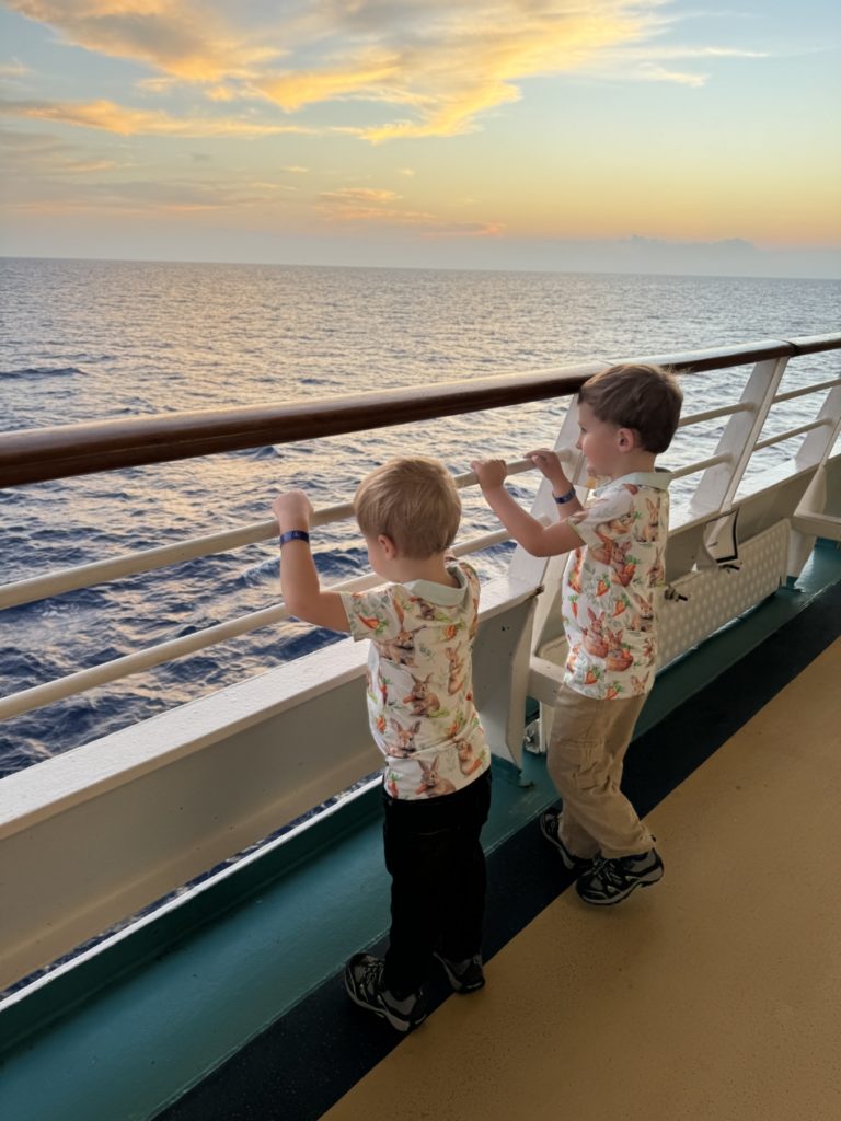 Cruise with toddlers